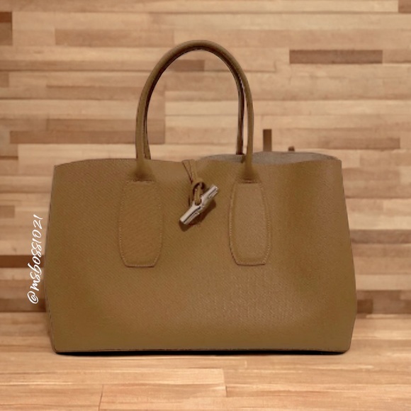 Longchamp Handbags - Longchamp Roseau Large Tote in Natural BRAND NEW
